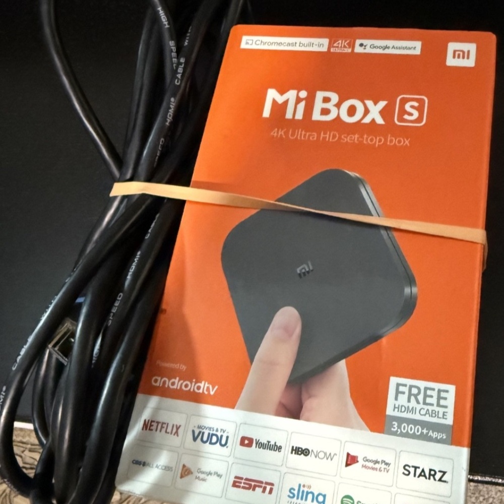 Xiaomi Mi Box S MDZ-22-AB Android TV 4K HDR Remote Streaming Media Player
